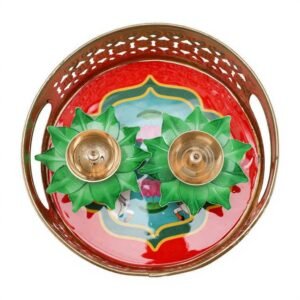 6 inch pichwai tambulam gift set trays